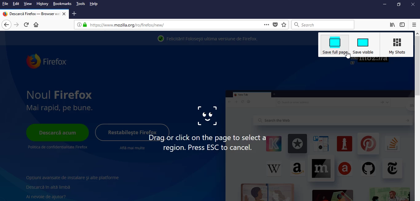 Optiunea save full page