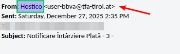 Verificare casuta email